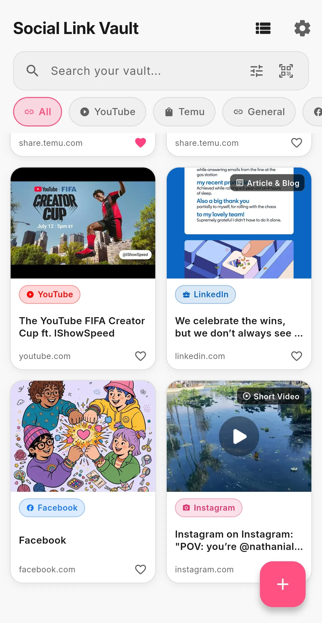 Social Link Vault AI gallery image