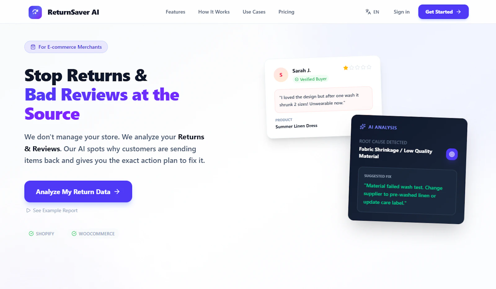 ReturnSaver AI screenshot 2