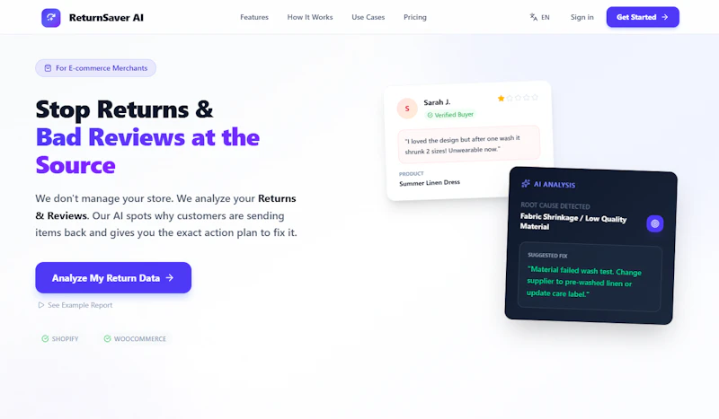 ReturnSaver AI screenshot 2