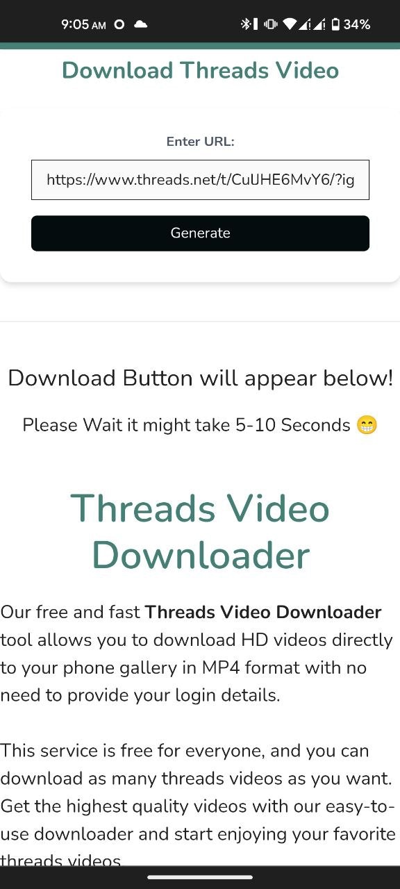 Threads Video Downloader gallery image