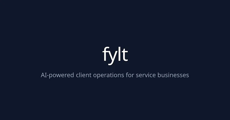 fylt — Connected Operations Workspace screenshot 2
