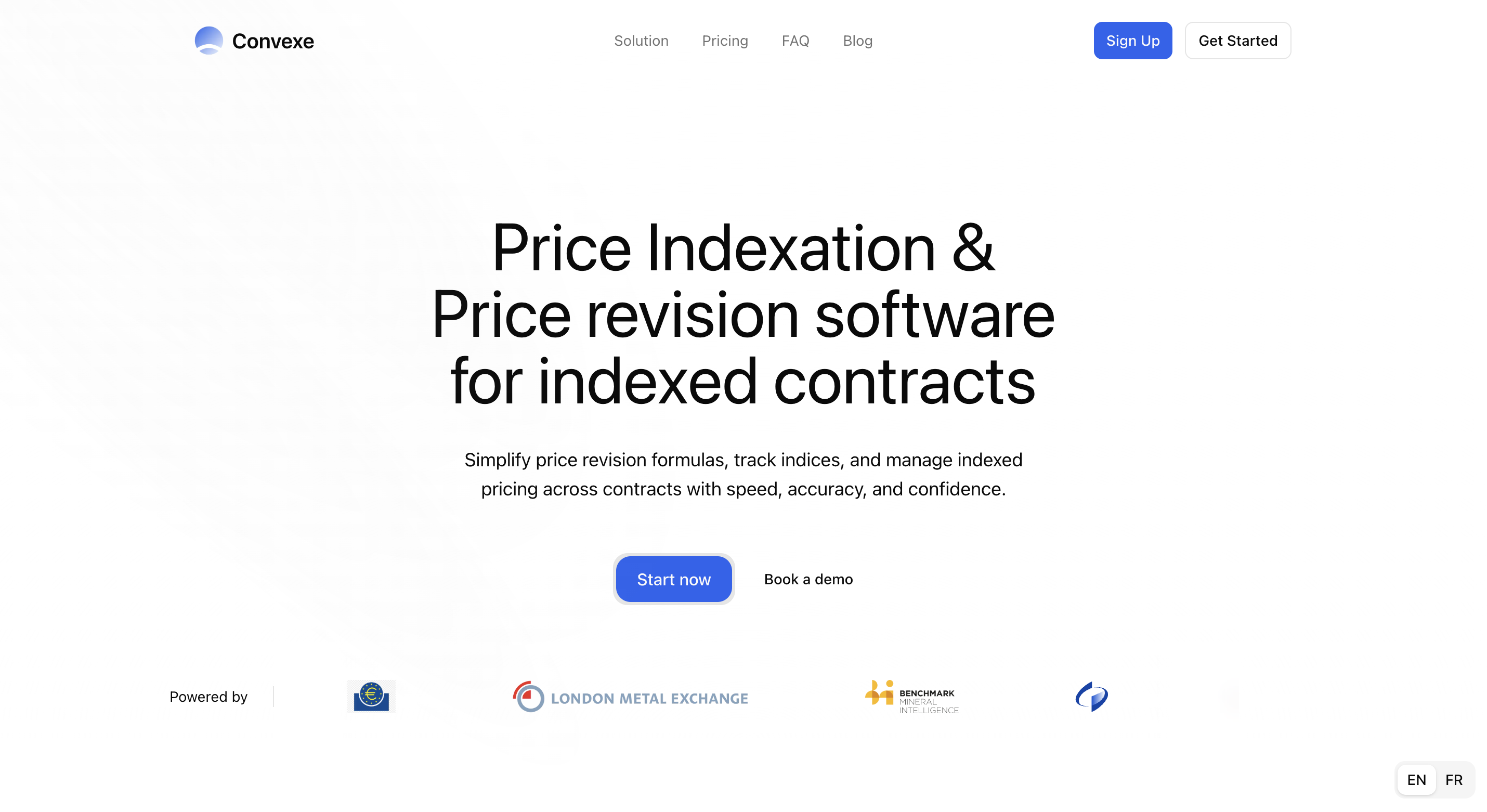 Convexe - Main product screenshot demonstrating key features and user interface