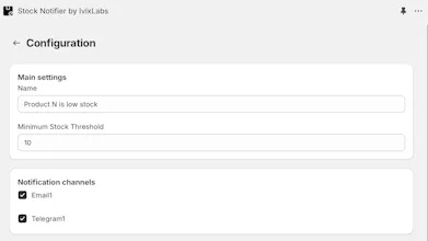 IvixLabs Stock Notifier for Shopify gallery image