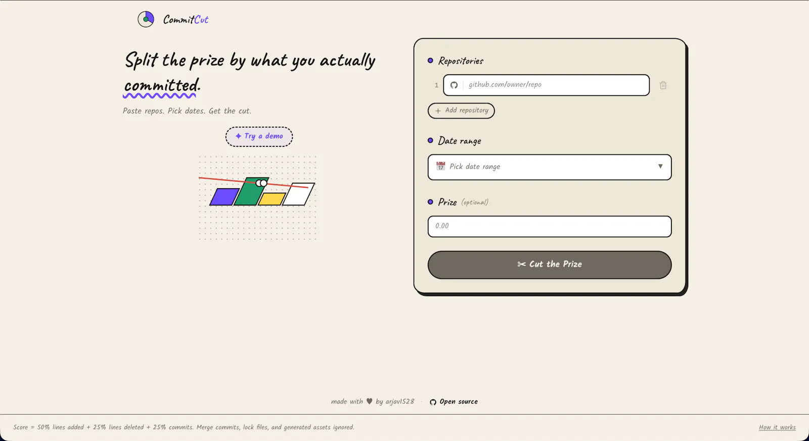 CommitCut screenshot 2