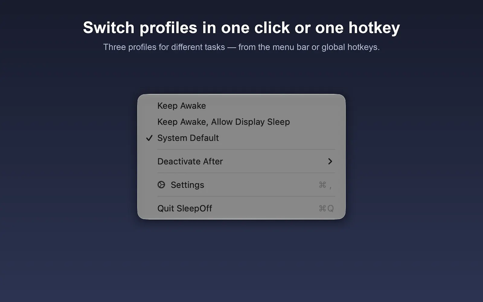SleepOff screenshot 2