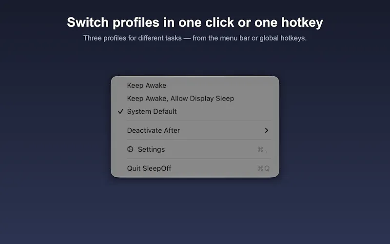 SleepOff screenshot 2