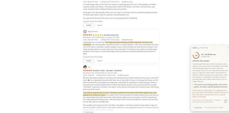 vouch — bookmarklet screenshot 3