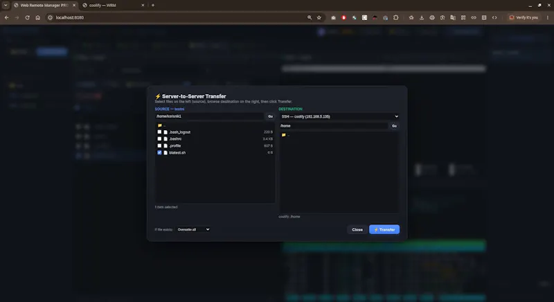 Web Remote Manager PRO (WRM) screenshot 5