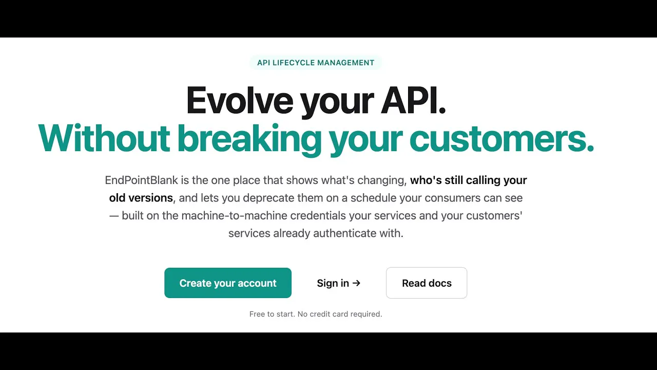 API lifecycle management · EndPointBlank gallery image