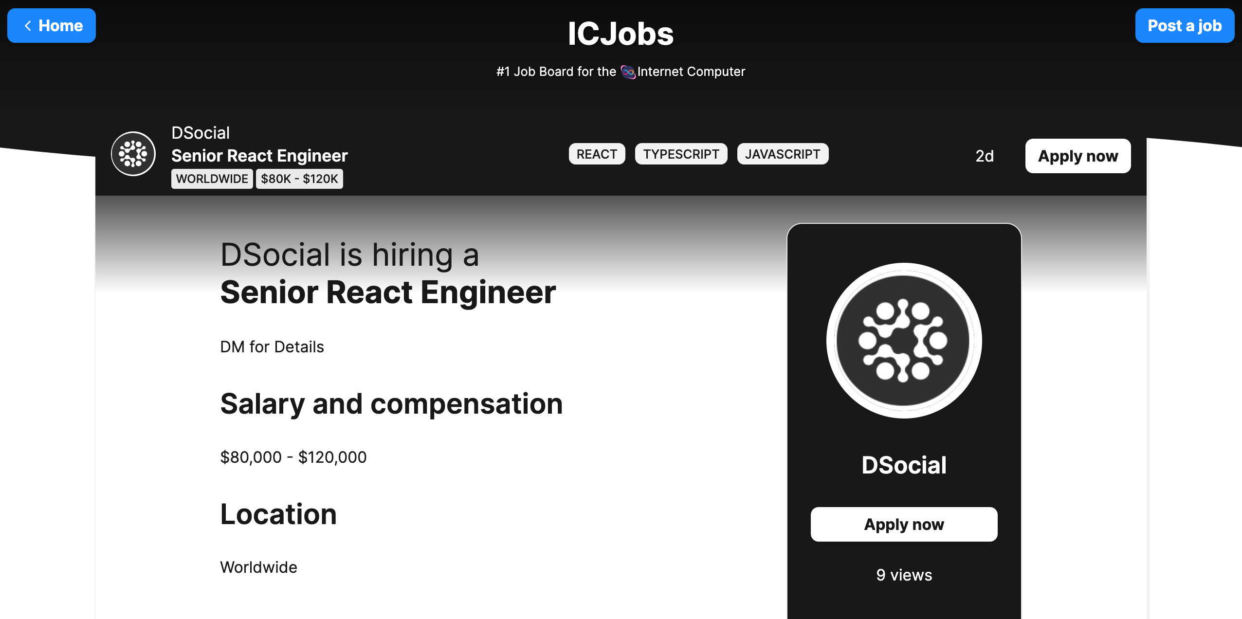 Icjobs - Lavori remoti sulla blockchain di Internet Computer media 1