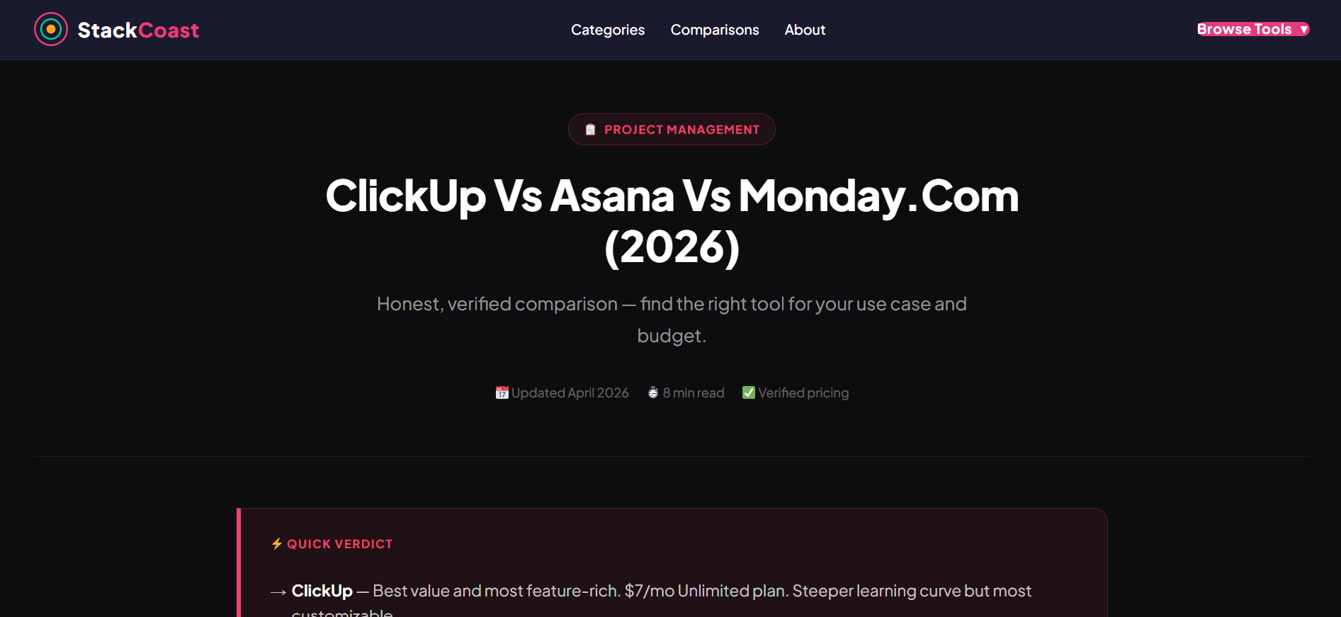 StackCoast - Find the Right SaaS Tool gallery image