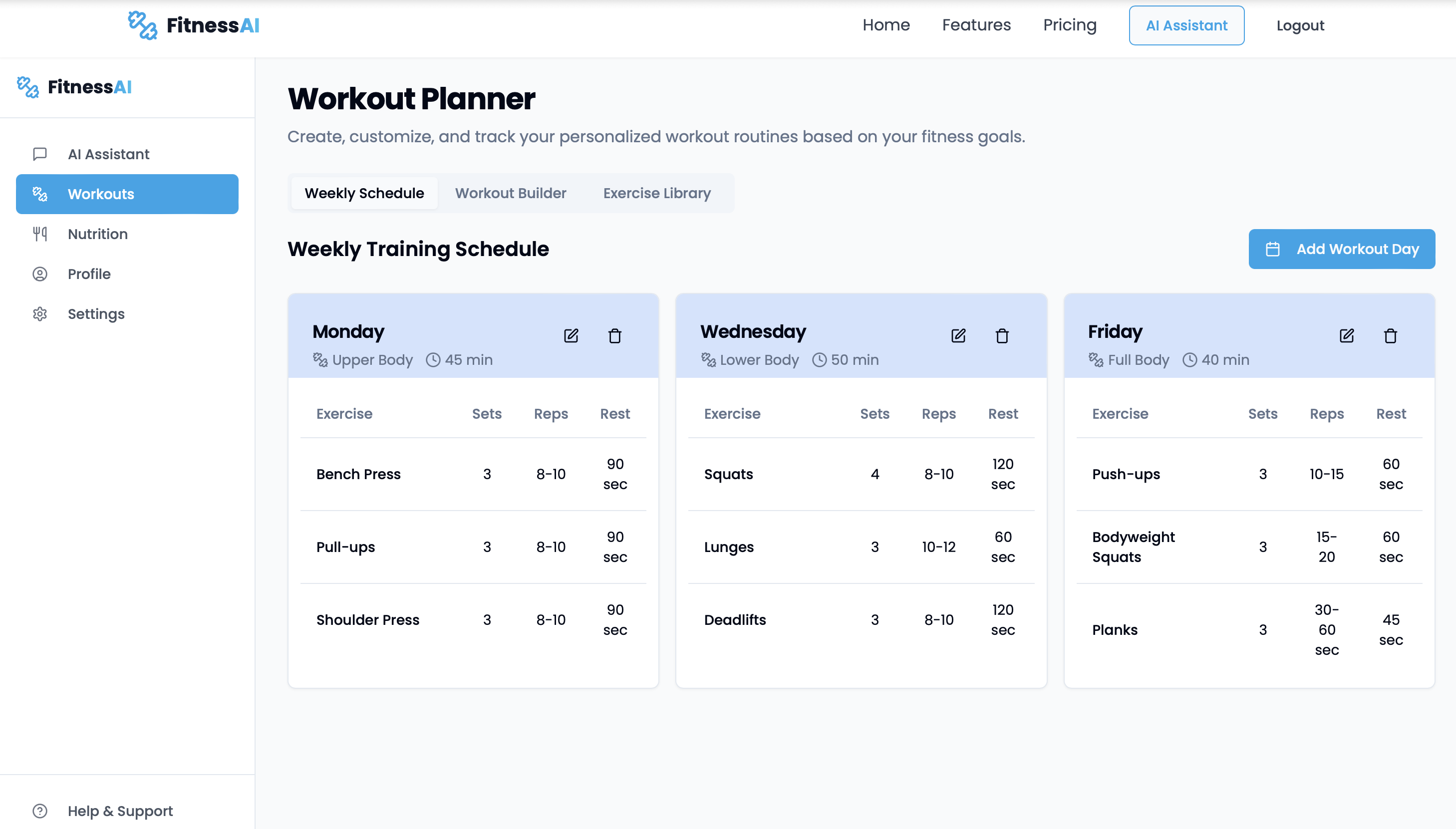 FitnessAI gallery image