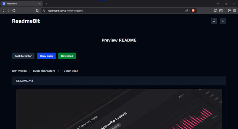 ReadmeBit screenshot 3