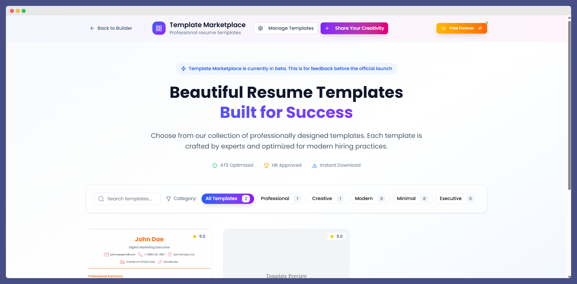 Resume Builder gallery image
