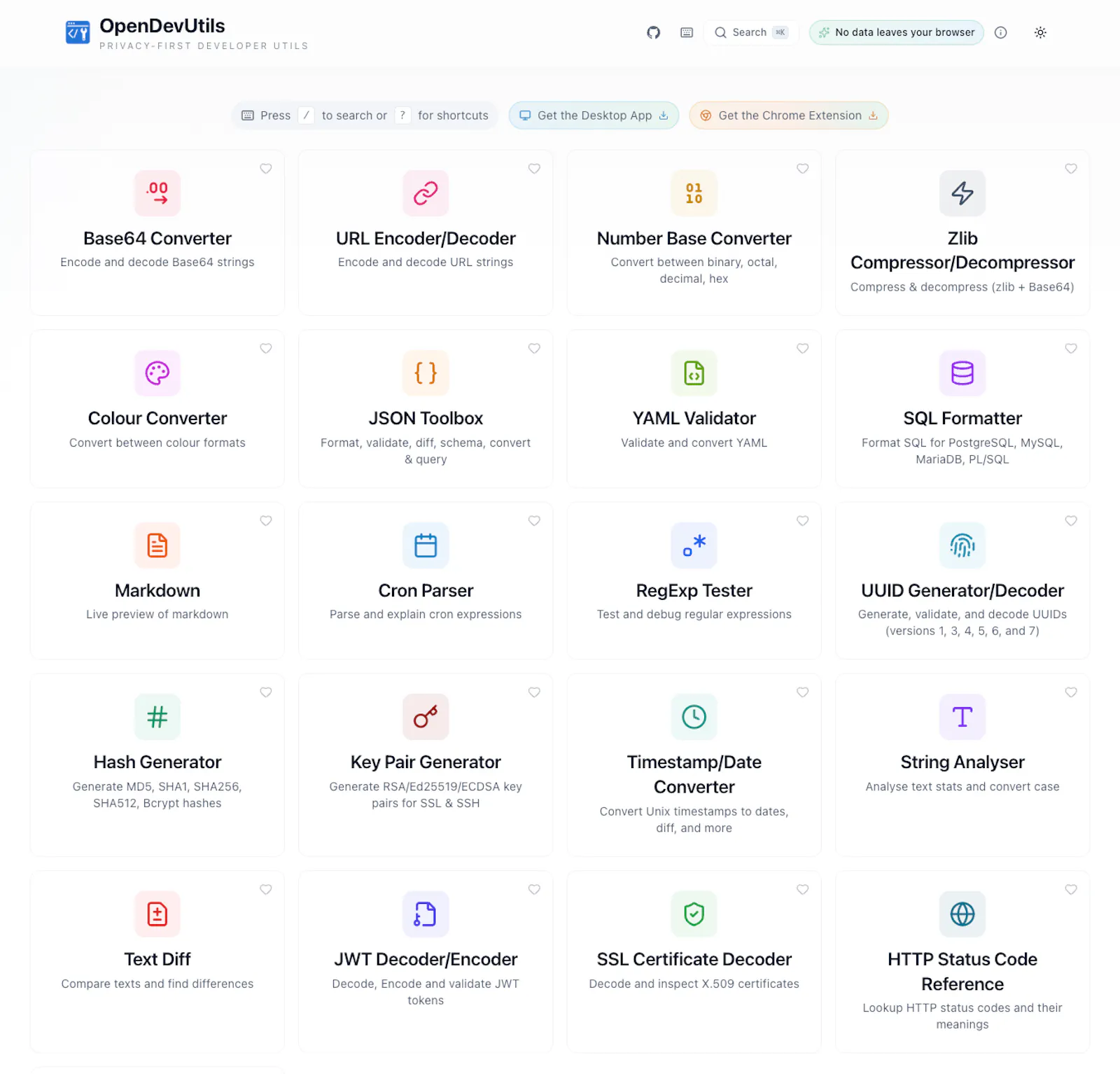 OpenDevUtils screenshot 1