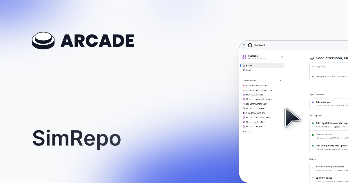 SimRepo - Screenshot 2 showing product features and functionality