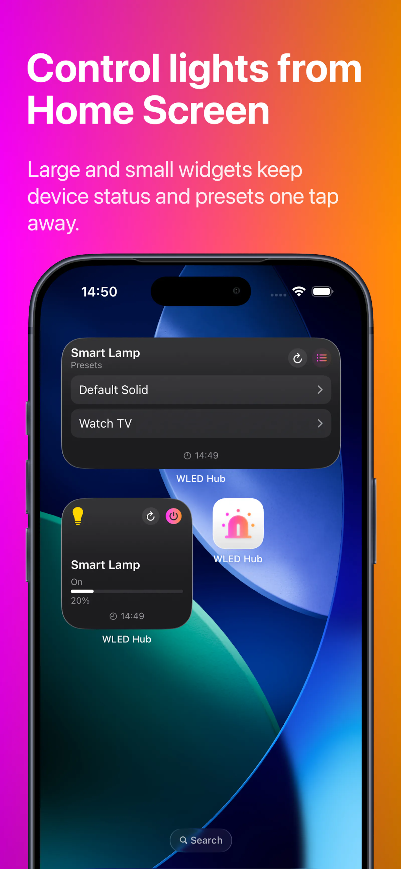 WLED Hub - LED light control screenshot 1