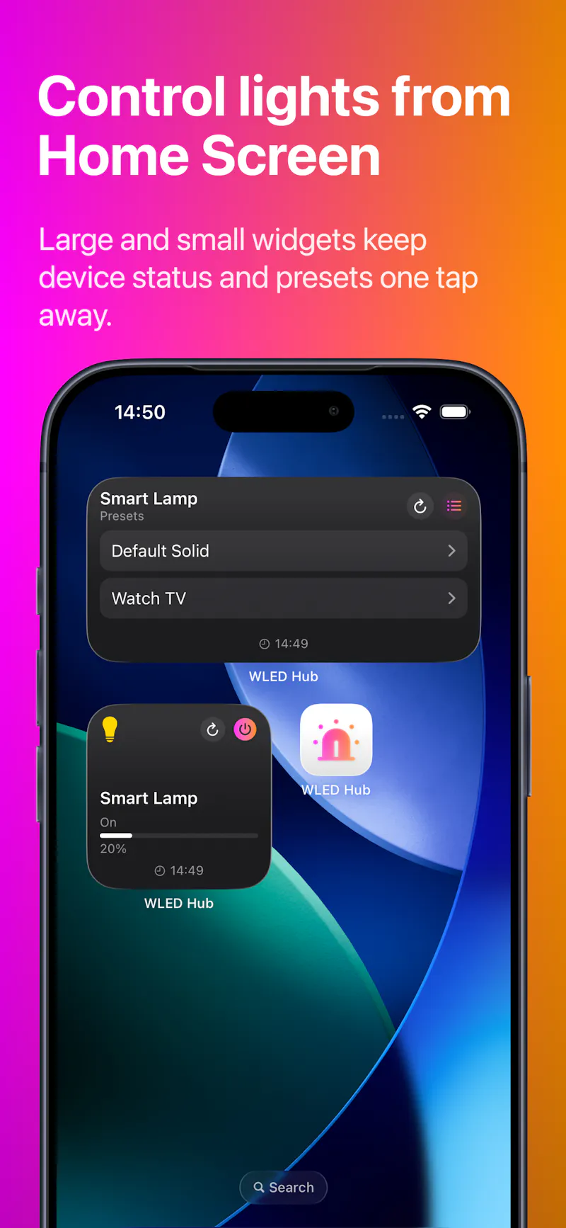 WLED Hub - LED light control screenshot 1