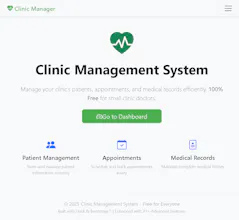 Clinic Management Website gallery image