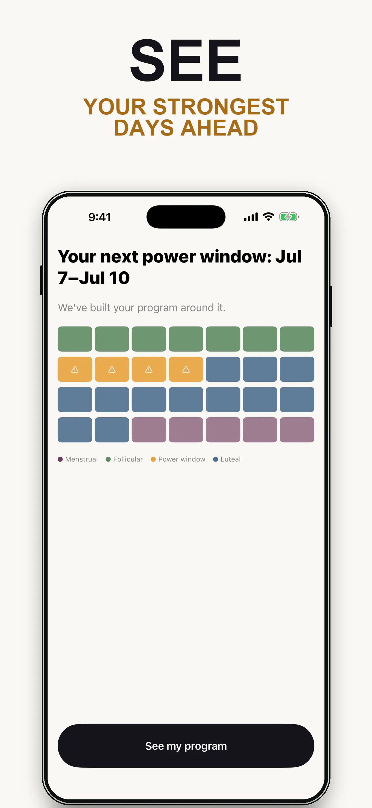 Phase: Cycle Synced Workouts gallery image