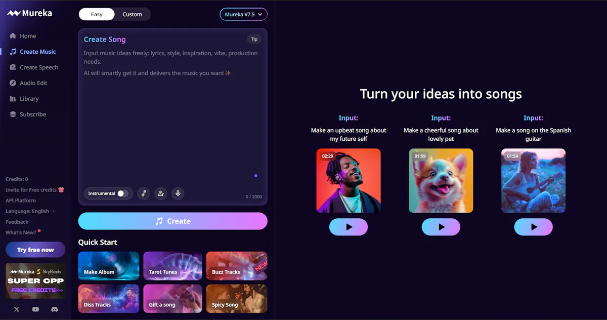 Mureka Agent Studio