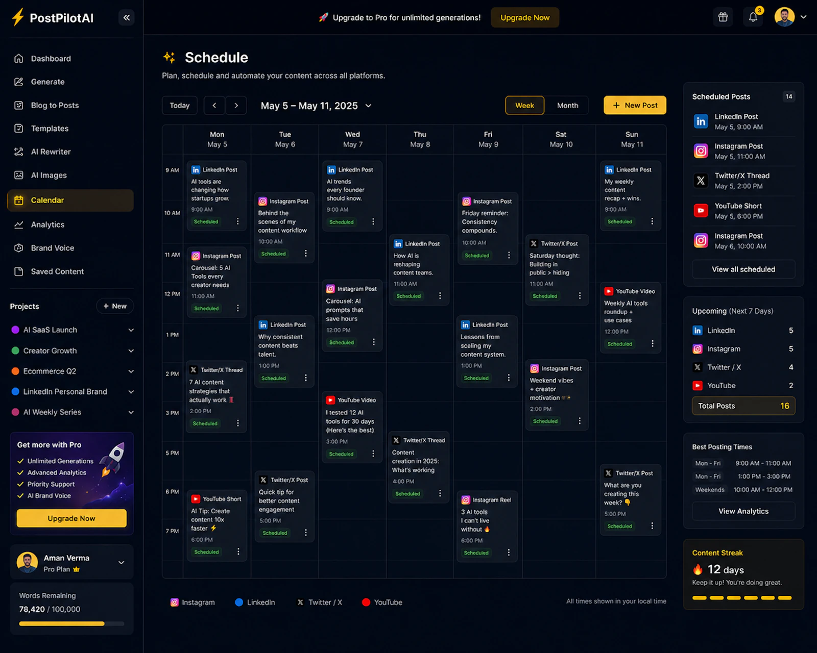 PostPilotAI screenshot 3