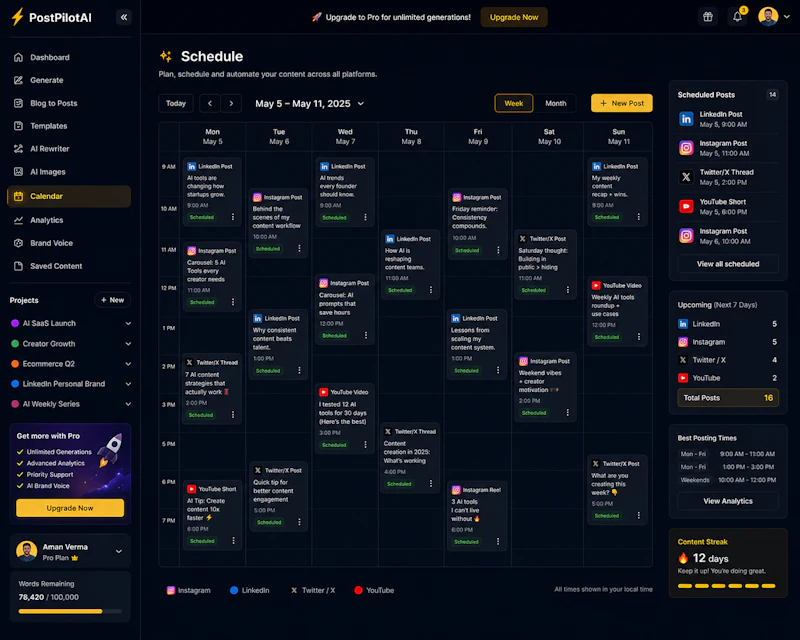 PostPilotAI screenshot 3