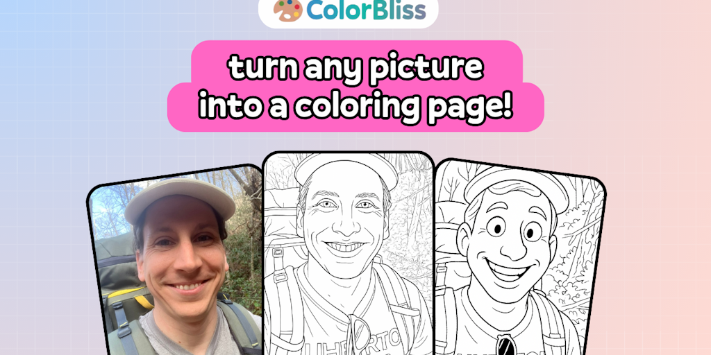 Turn any picture into a coloring page