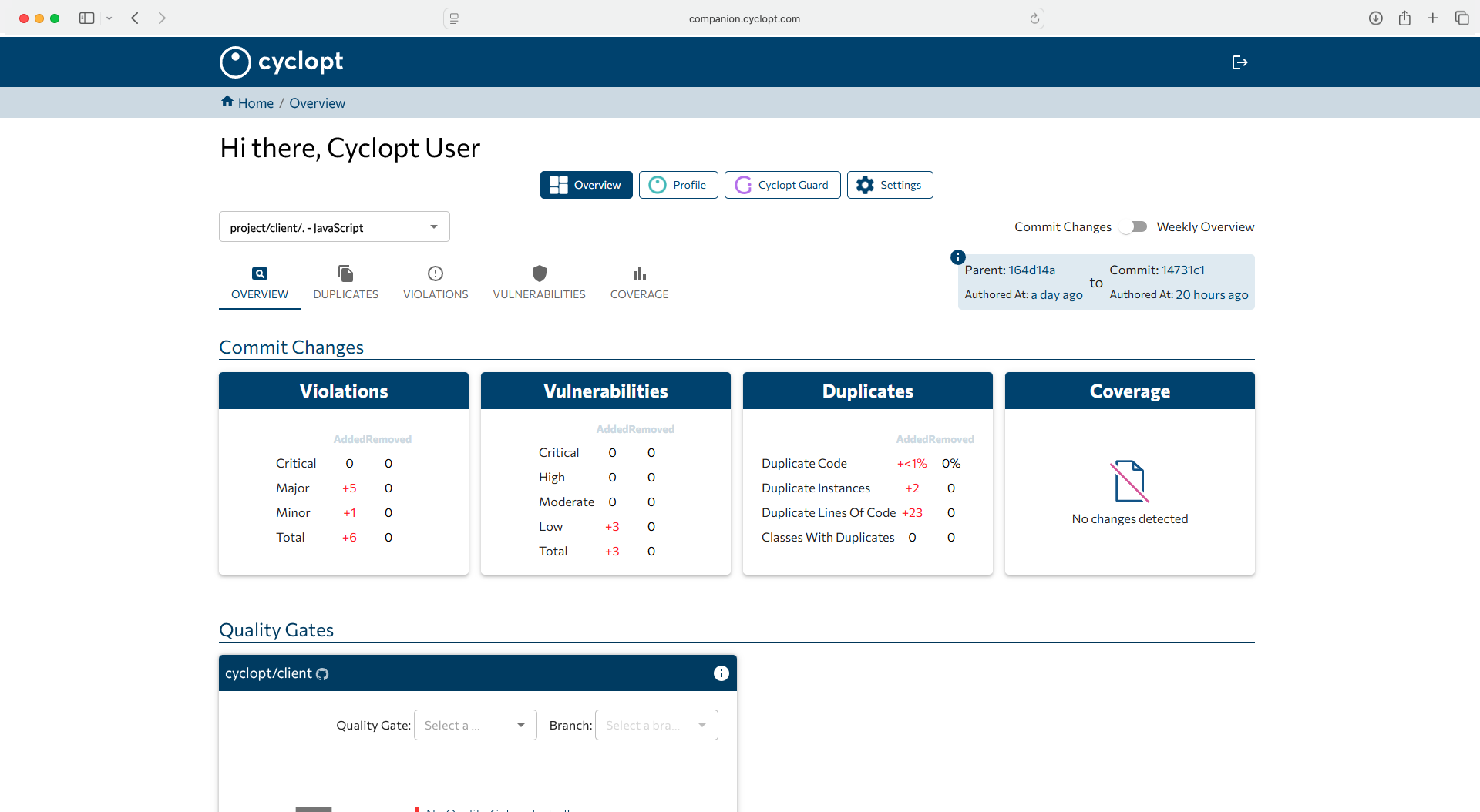  Cyclopt Companion - Screenshot 2 showing product features and functionality