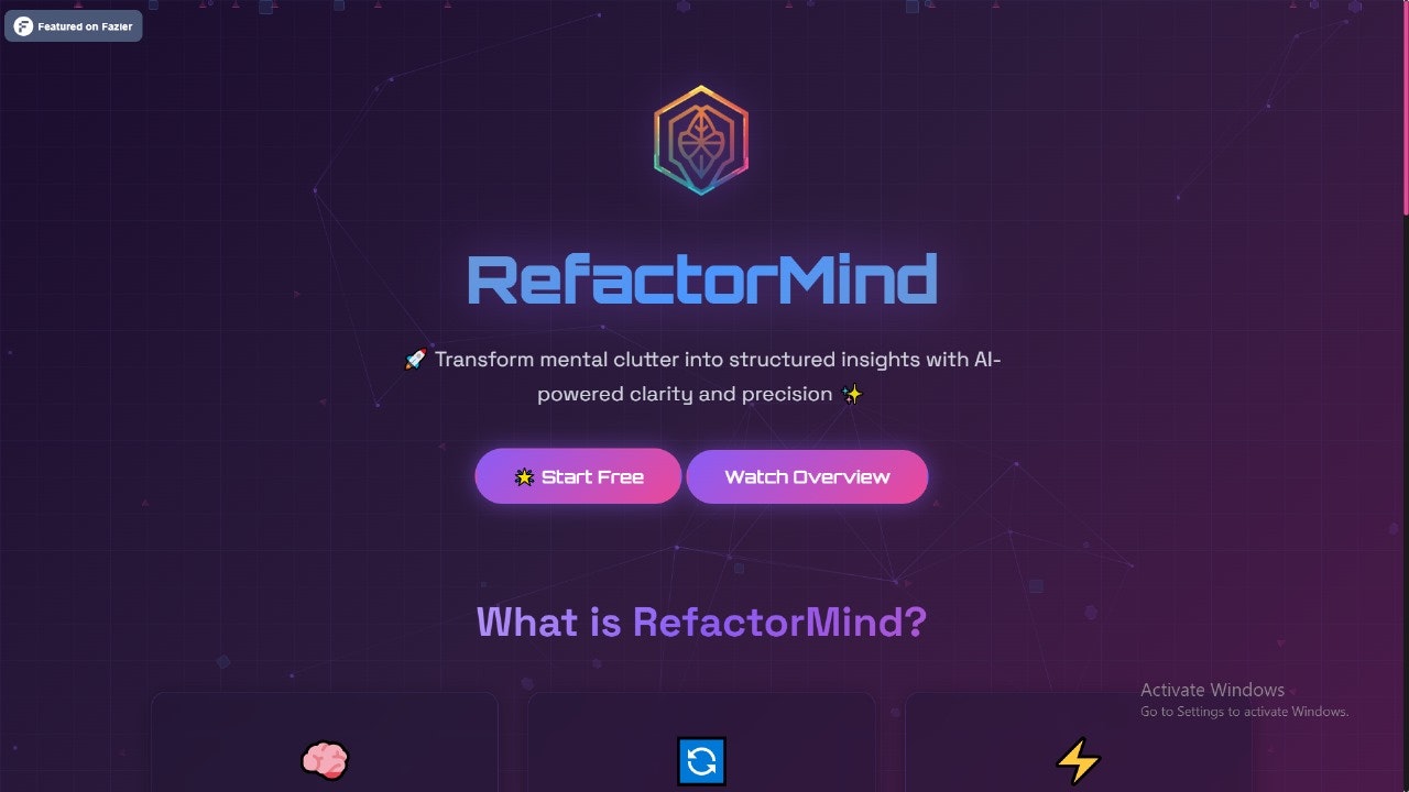 Media Refactormind - Mengatur fikiran anda 1