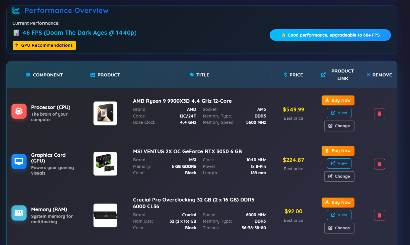 RigSync - AI PC Builder - Screenshot 2 preview