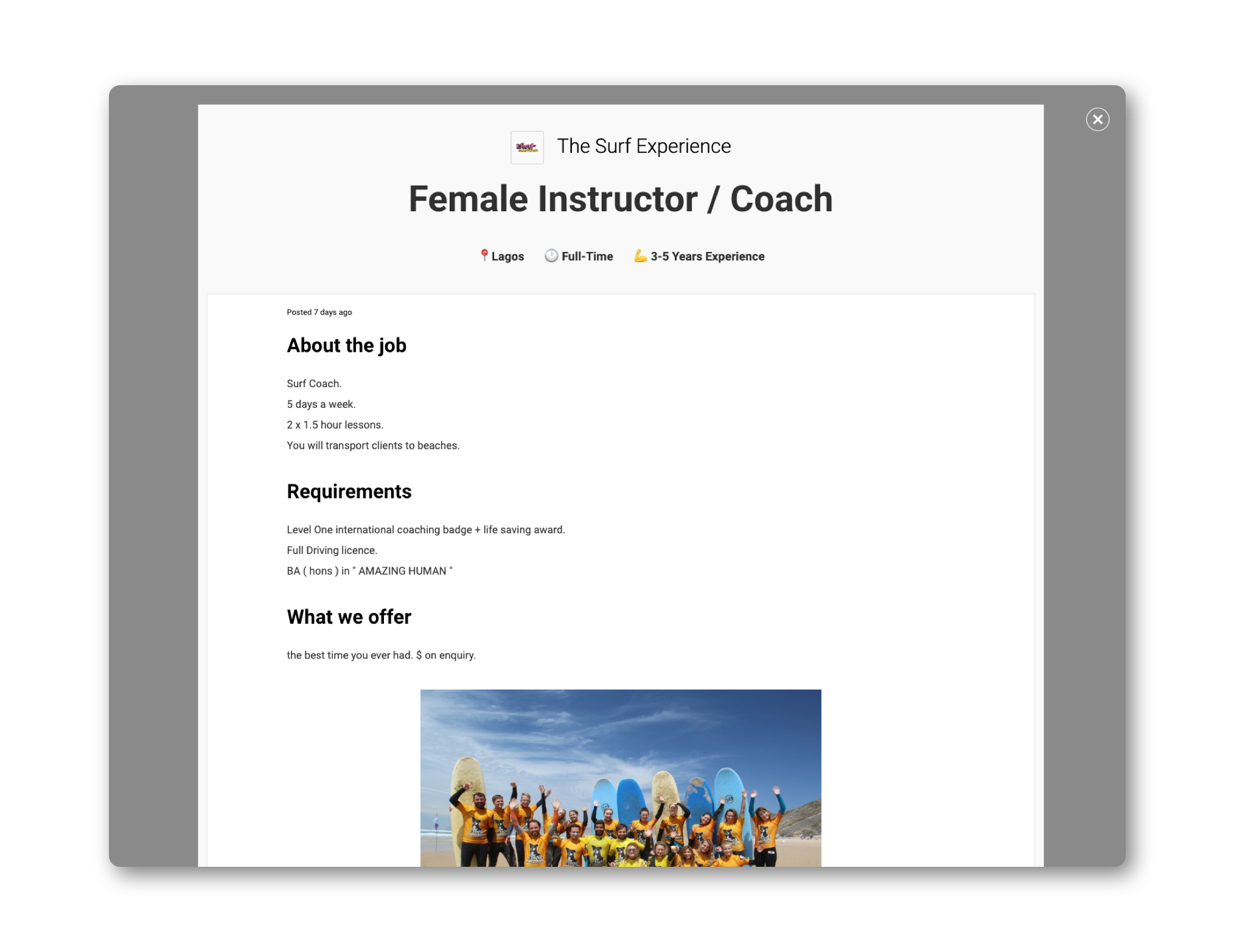 Beach Jobs gallery image