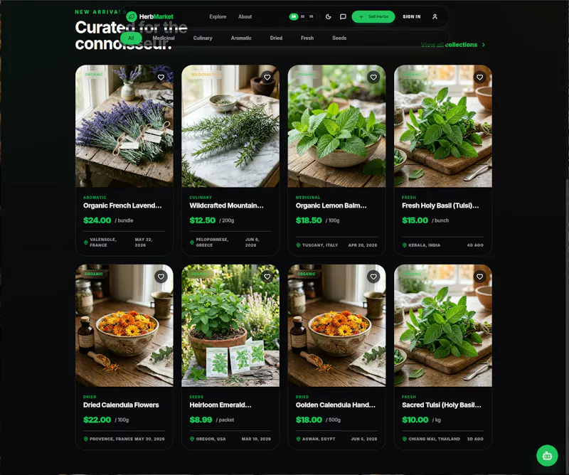 HerbMarket screenshot 2