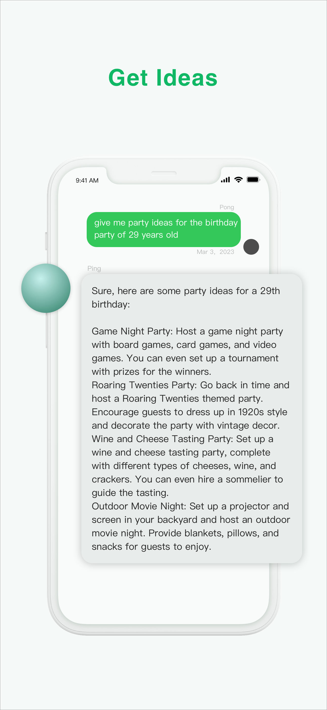 IOS/MAC के लिए pingpongchat -chatgpt क्लाइंट - सर्वश्रेष्ठ चैट क्लाइंट, कोई साइनअप, मुफ्त चैट, एम्बेड प्रॉम्प्ट मीडिया 2