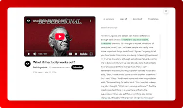 YouTube Transcript Tool gallery image