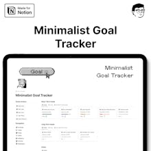 Minimalist Goal Tracker gallery image