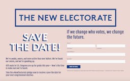 New Electorate Save the Date Generator media 2