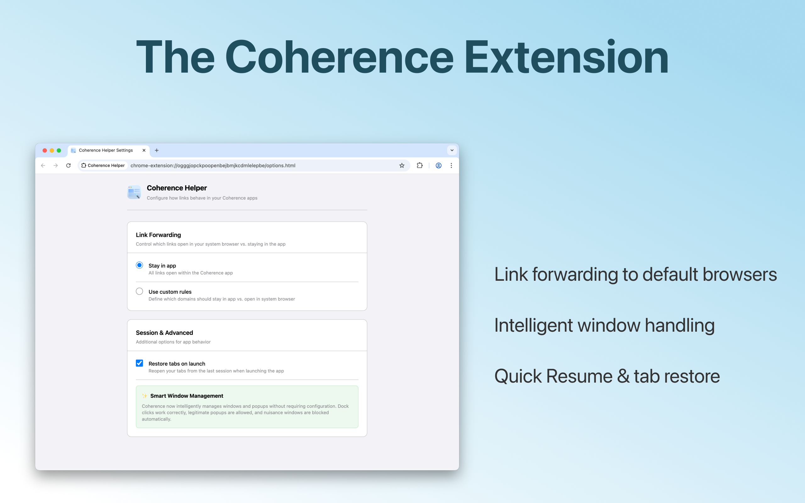 Média Cohérence x5 pour macOS - Transformez les sites Web en applications Mac isolées à l'aide de Chrome 4