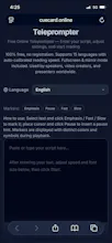 CueCard — Free Online Teleprompter gallery image