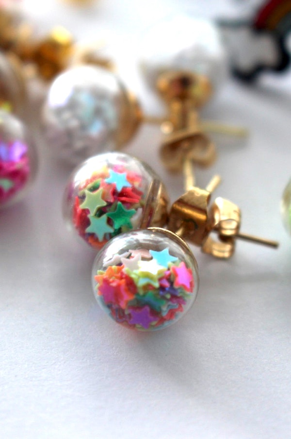 Rainbow Nymph - Star Confetti Baubles gallery image