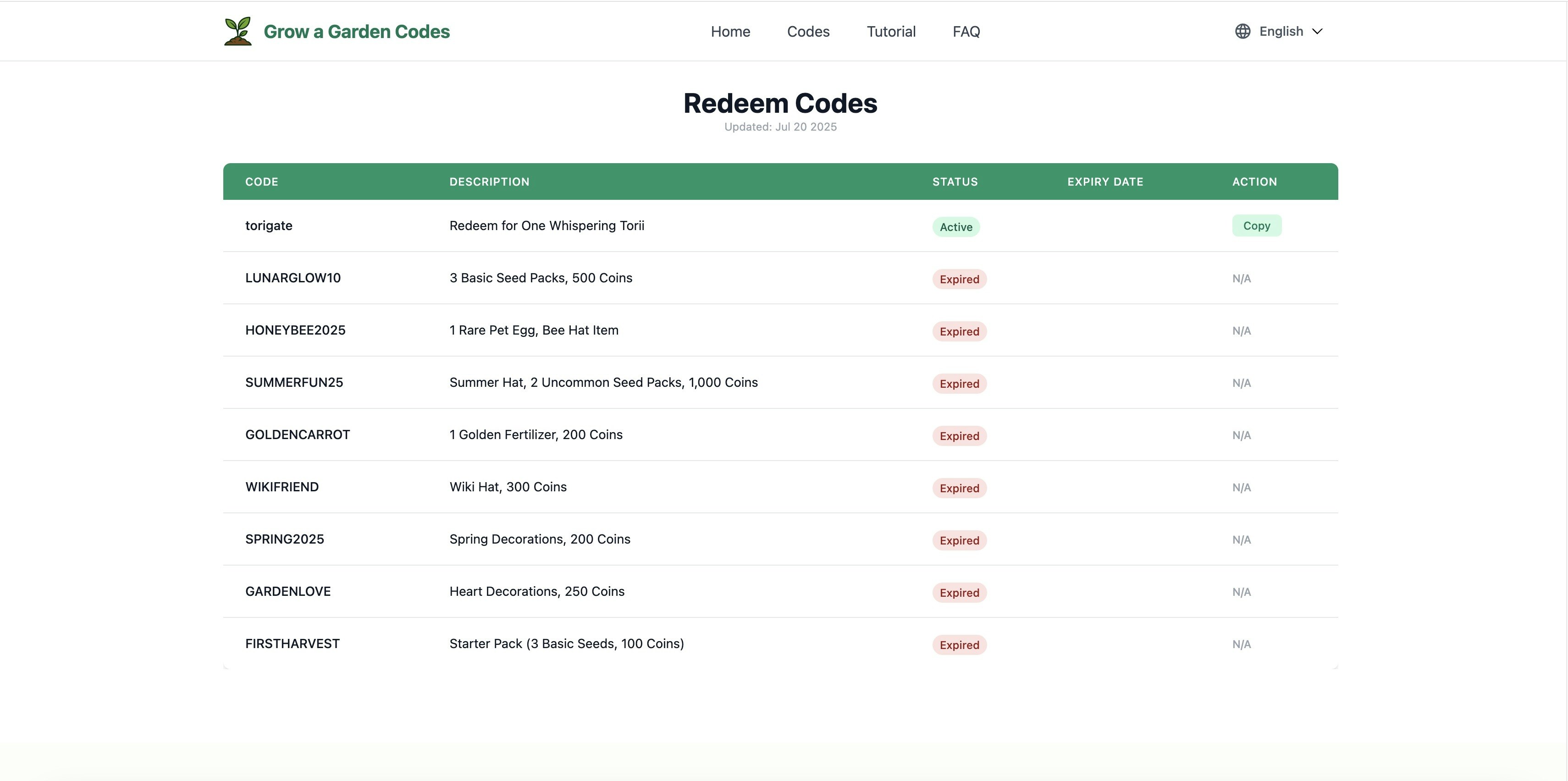 Grow Garden Code gallery image