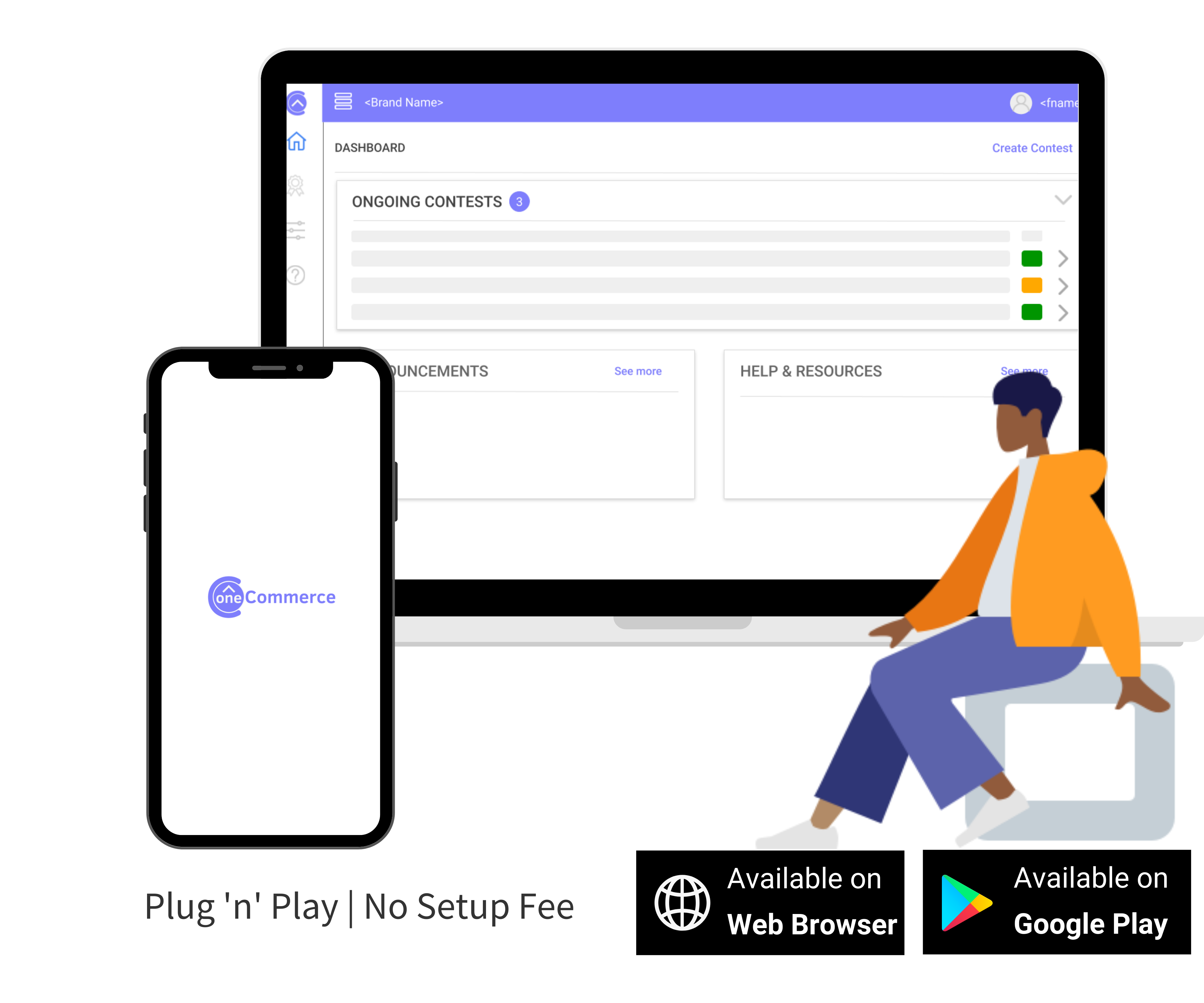 oneCommerce Contests gallery image