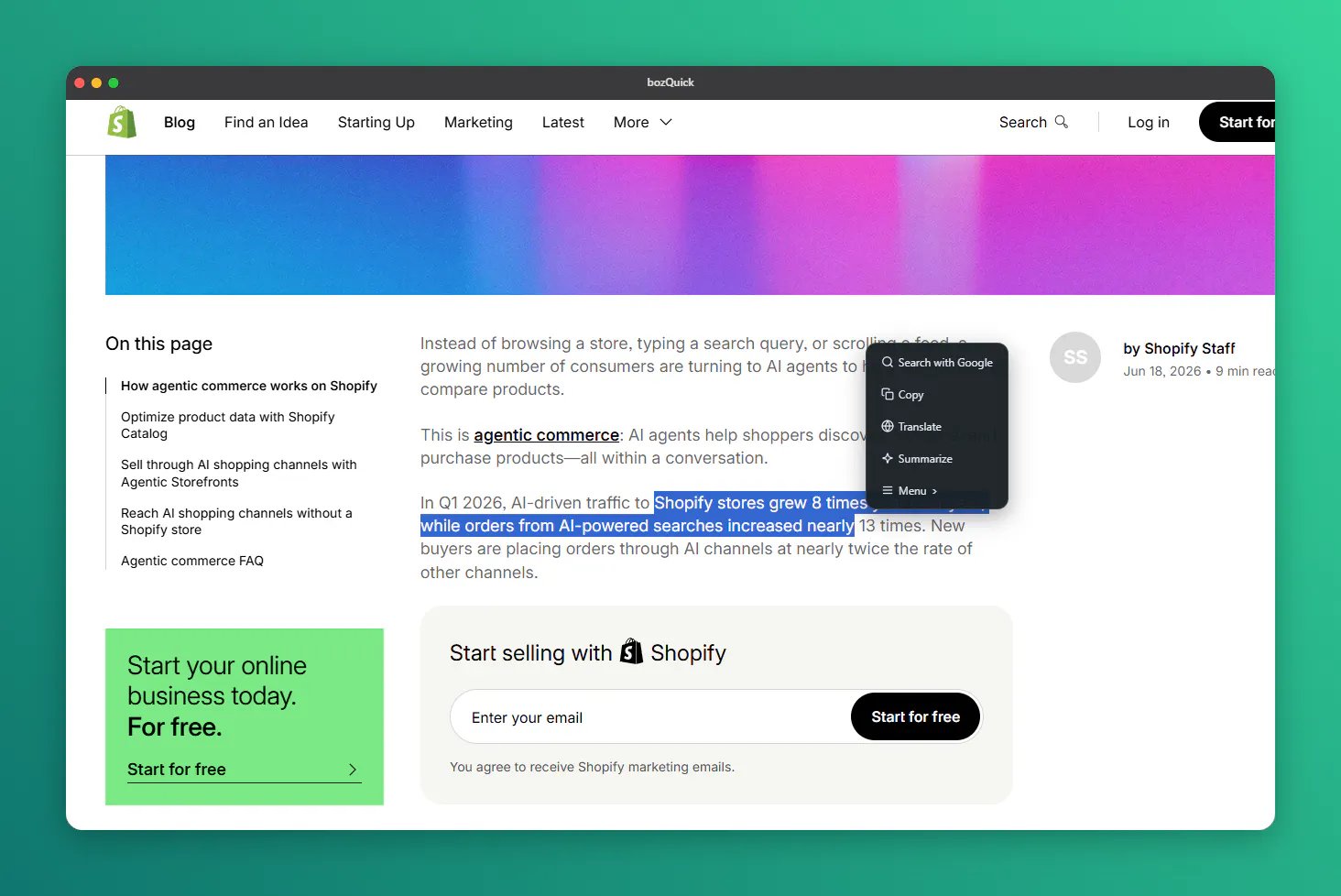 bozQuick – Selected Text Quick Actions gallery image