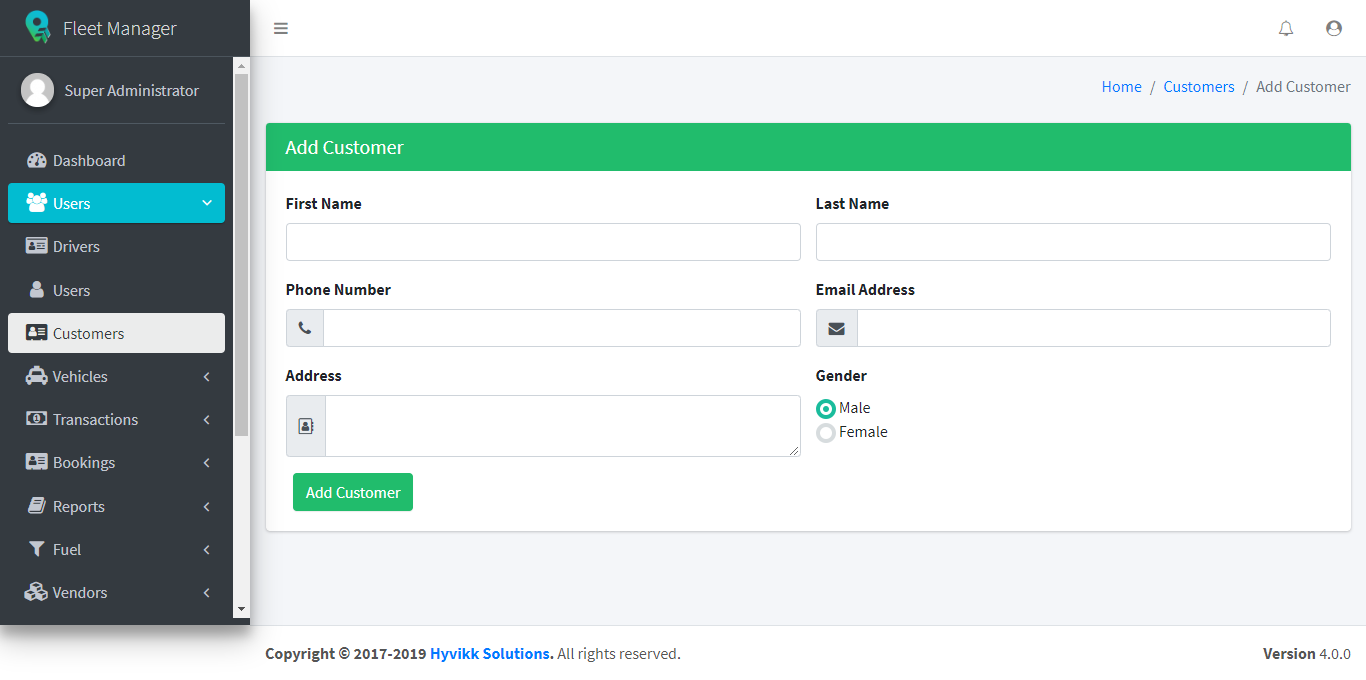 Fleet Manager gallery image