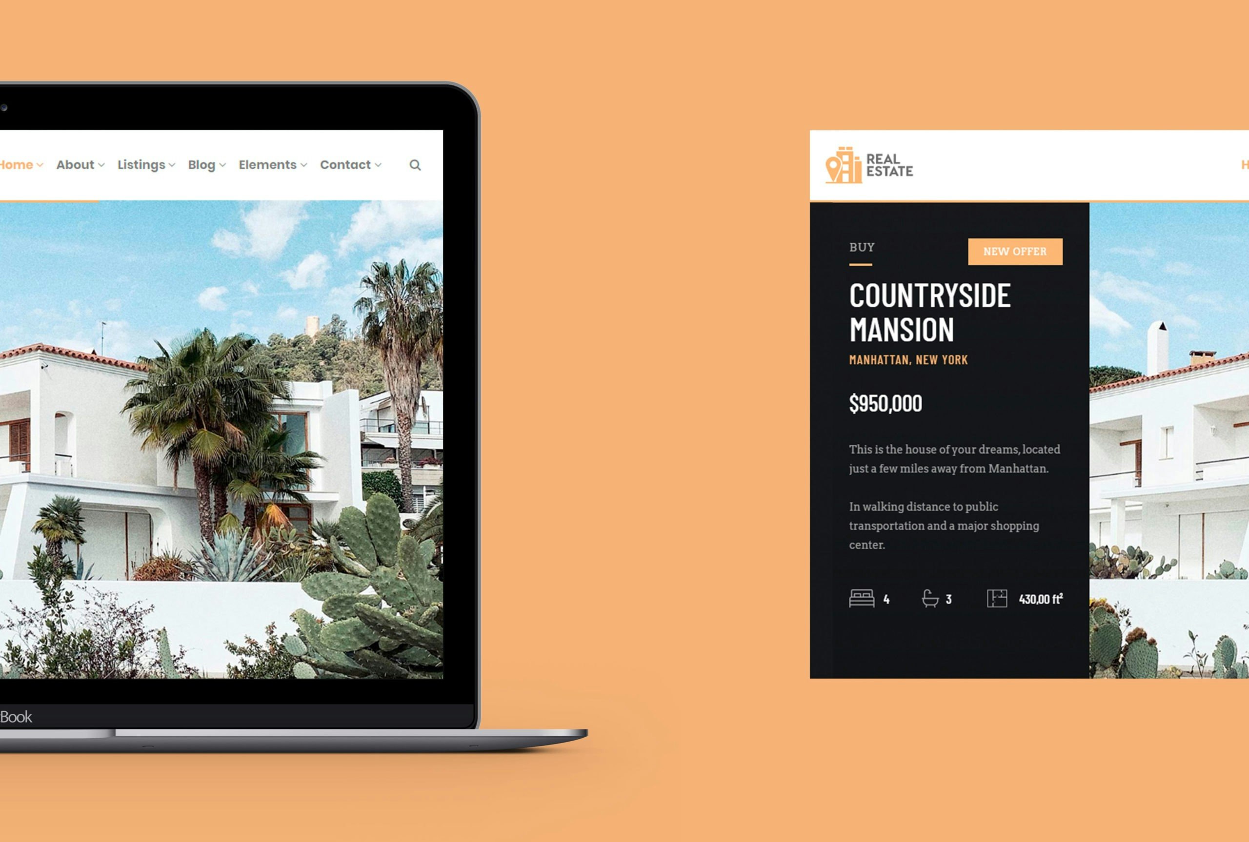Real Estate WordPress Theme gallery image