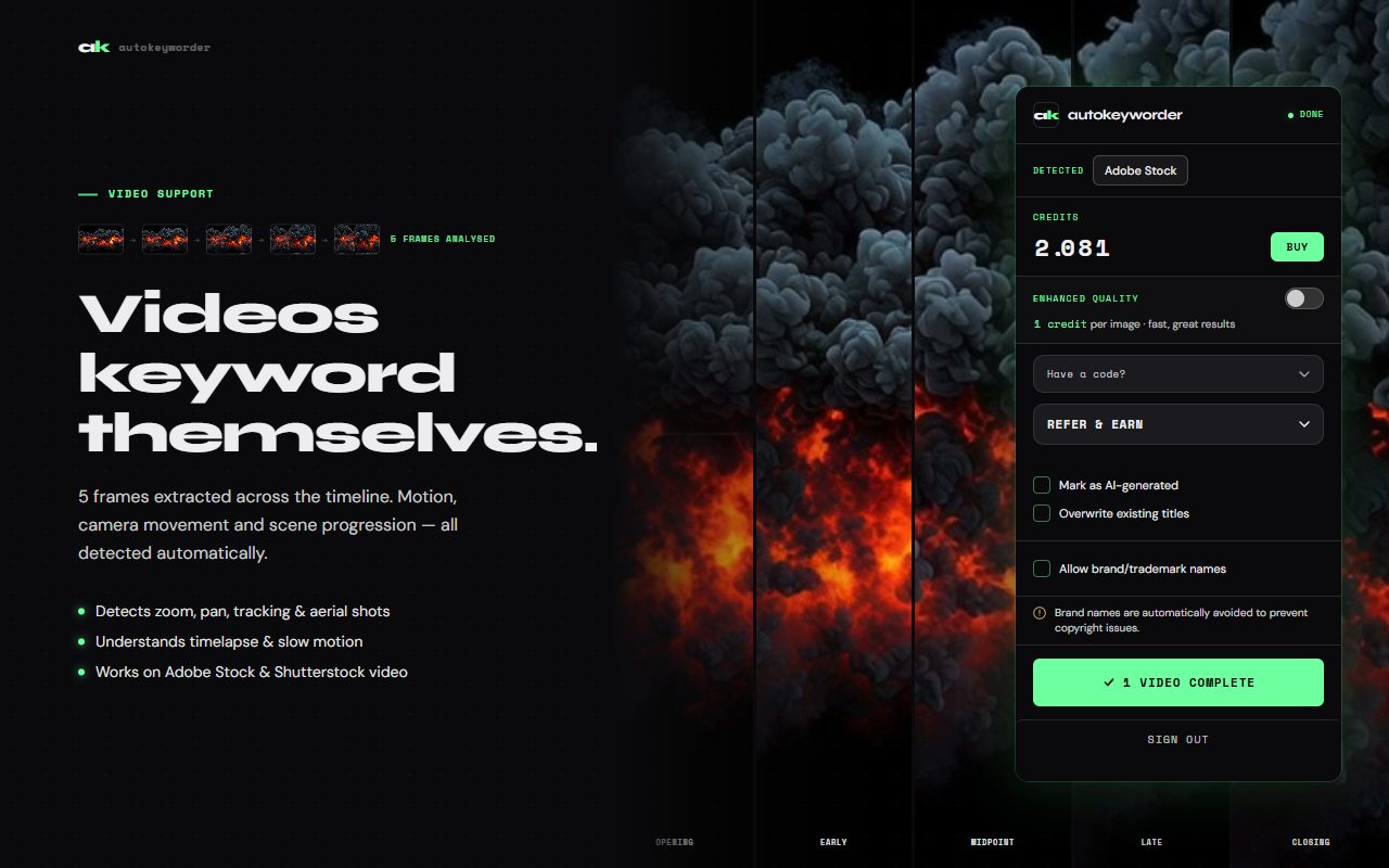 Stock photo metadata in 5 seconds.  media 4