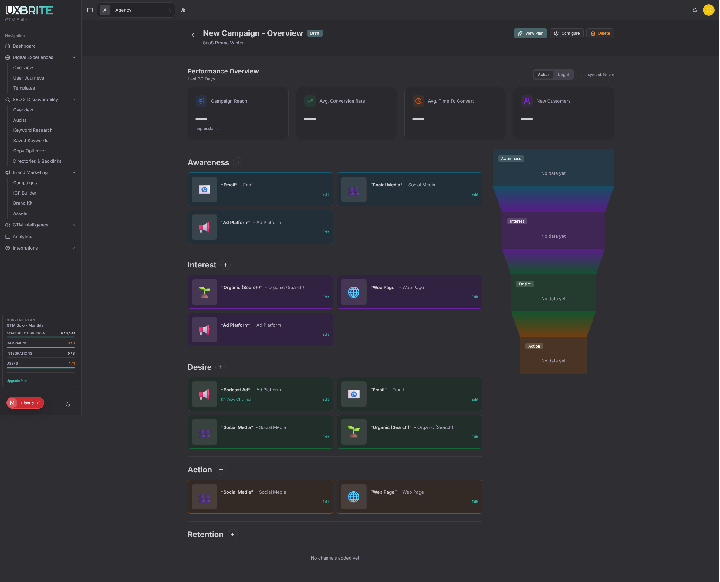 UX Brite GTM Platform gallery image