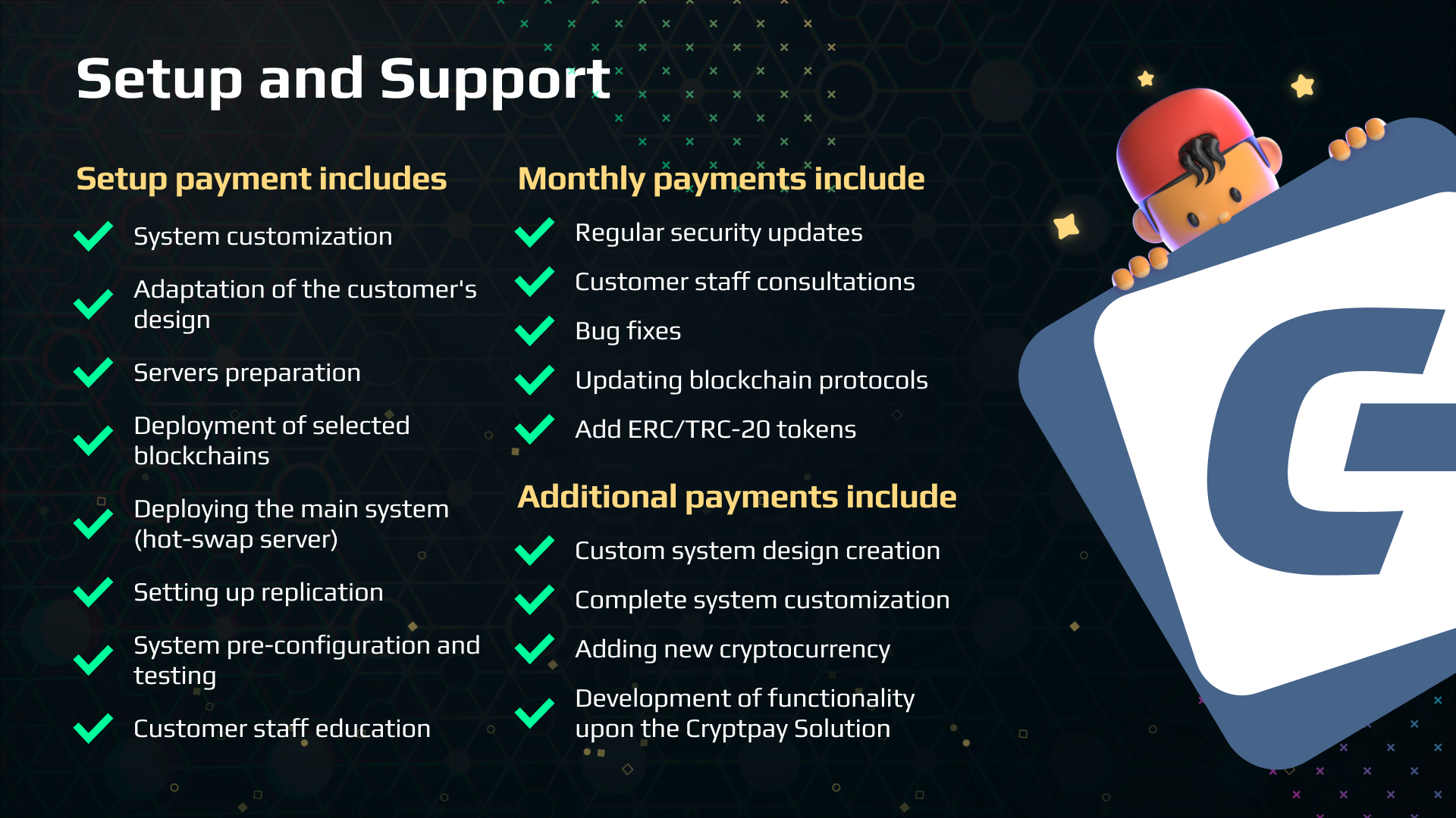 Cryptpay - Aangepaste crypto banksoftware (on-premises) media 8