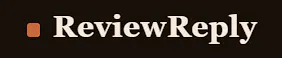 ReviewReply logo