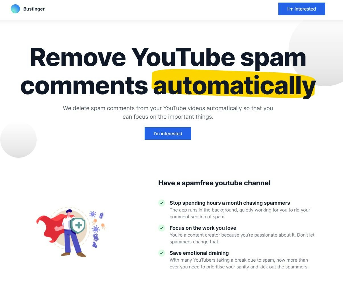 bustinger.com - Elimina i commenti spam dai tuoi video di YouTube automaticamente media 1